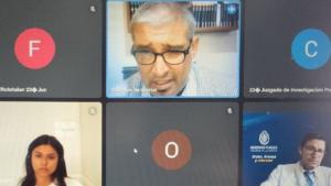 Audiencia de imputación de cargos a la señalada.